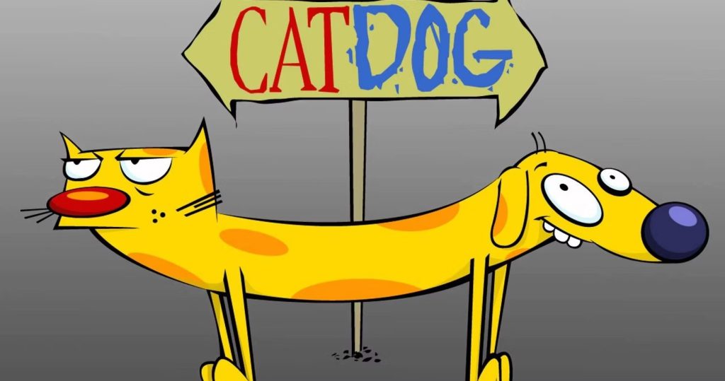 Animasi CatDog Kehidupan Dua Kepribadian Dalam Satu Tubuh