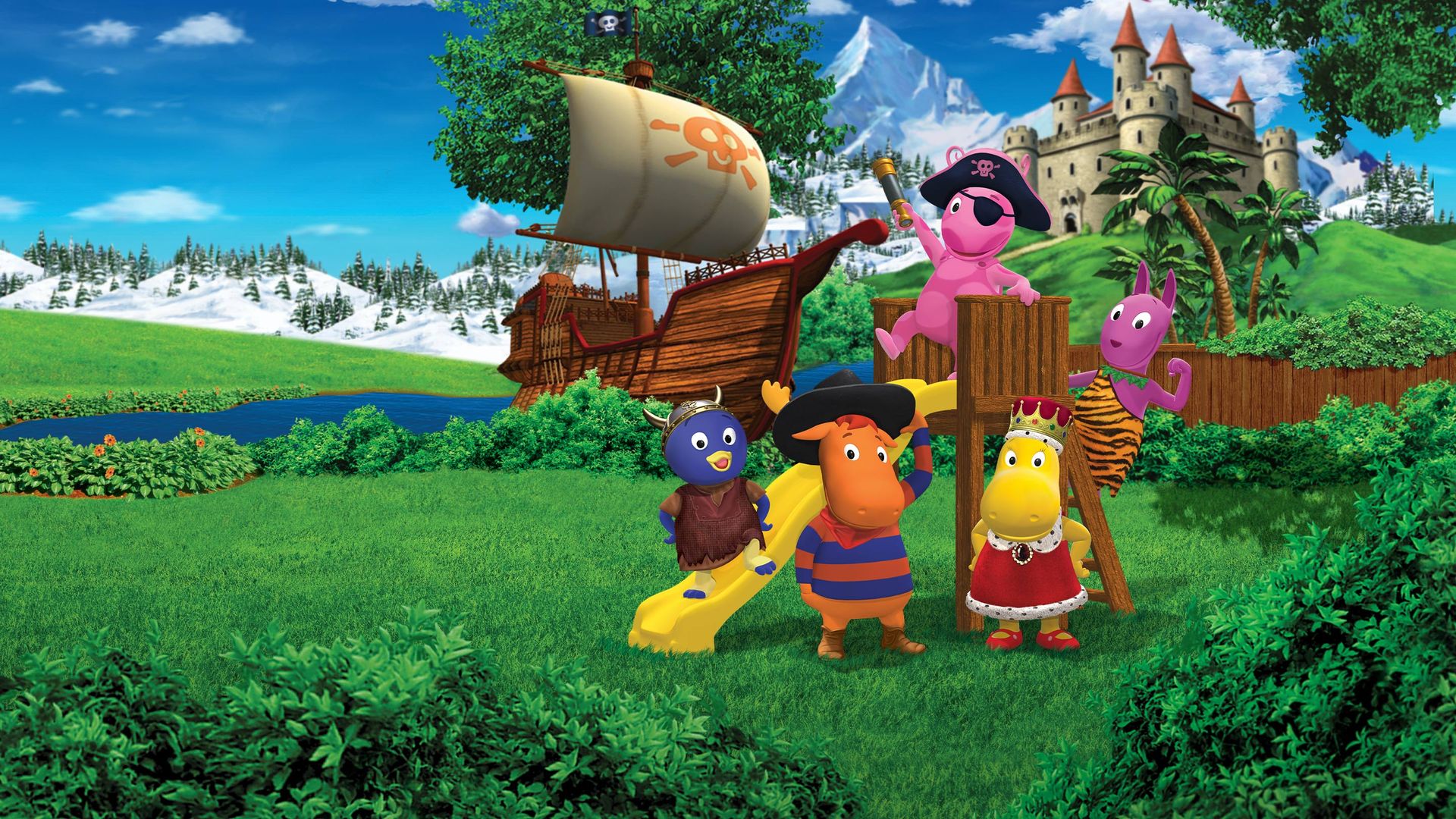 KARAKTER DALAM SERIAL FILM ANIMASI THE BACKYARDIGANS